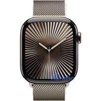 watch apple stainless steel - Apple Milanese Loop, 46mm, M/L, natural stainless steel - Dirželis - 2 nuotrauka