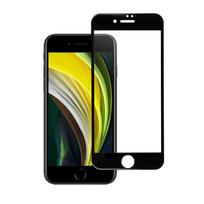 iphone 7 apsauginis stiklas - Fusion Accessories "5D Full Screen Protector iPhone 7 / 8 / SE 2020 / 2022" Black - 6 nuotrauka