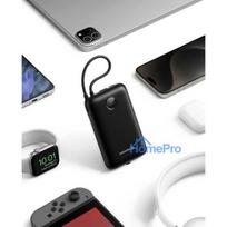 isorine baterija 20000mah - Swissten Voltbox 20000mAh, 35W, USB-C, Lightning, juodas (black) - 4 nuotrauka