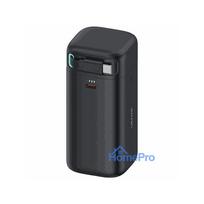 power bank 45w - USAMS 20KCD21601 (US-CD216) Powerbank, 18000mAh, PD45W, su ištraukiamu USB-C laidu, juodas - 2 nuotrauka