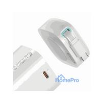 power bank 45w - USAMS 20KCD21601 (US-CD216) Powerbank, 18000mAh, PD45W, su ištraukiamu USB-C laidu, juodas - 5 nuotrauka