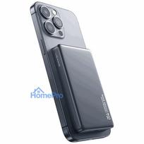 wireless charger - USAMS CY Series CD242 10000mAh 20W Magnetic Wireless Pilka (Grey) - 2 nuotrauka