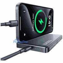 wireless charger - USAMS CY Series CD242 10000mAh 20W Magnetic Wireless Pilka (Grey) - 3 nuotrauka