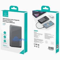 wireless charger - USAMS CY Series CD242 10000mAh 20W Magnetic Wireless Pilka (Grey) - 5 nuotrauka