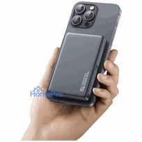 wireless charger - USAMS CY Series CD242 10000mAh 20W Magnetic Wireless Pilka (Grey) - 6 nuotrauka