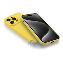 deklai iphone 14 silicone - Fusion Accessories "Softy Case iPhone 14" Yellow - 2 nuotrauka