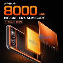 mobilus telefonai 512gb - Oukitel WP68 Air 5G 12/512GB Orange (Oranžinis) - 3 nuotrauka