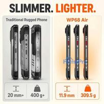 mobilus telefonai 512gb - Oukitel WP68 Air 5G 12/512GB Orange (Oranžinis) - 9 nuotrauka