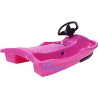 rogutes su - Rogutės su vairu Stiga Snowpower, rožinės - 3 nuotrauka