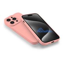iphone 15 pro max deklas - Fusion Accessories "Softy Case iPhone 15 Pro Max" Pink - 4 nuotrauka