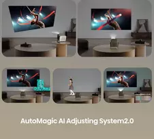 lazerinis projektorius - Hisense M2 Pro UHD 4K (3840x2160) 3D Pilkas (Grey) - 4 nuotrauka