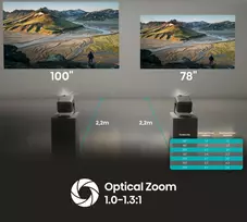 lazerinis projektorius - Hisense M2 Pro UHD 4K (3840x2160) 3D Pilkas (Grey) - 5 nuotrauka