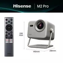 lazerinis projektorius - Hisense M2 Pro UHD 4K (3840x2160) 3D Pilkas (Grey) - 9 nuotrauka