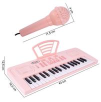 pianinas - Malplay Vaikiškas pianinas su mikrofonu, 37 klavišai - 4 nuotrauka