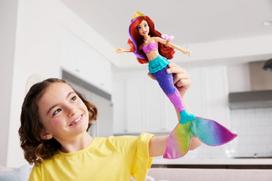 lele princese - DISNEY PRINCESS undinėlė Arielė su spalvų keitimo funkcija, HPD43 - 7 nuotrauka
