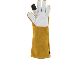 darbo pirstines - Darbo pirštinės odinės Flo 74144, geltona (Yellow), 10 dydis - 5 nuotrauka
