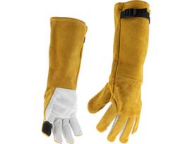 darbo pirstines - Darbo pirštinės odinės Flo 74144, geltona (Yellow), 10 dydis - 6 nuotrauka