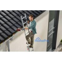 aliumines kombinuotos kopecios - Universalios ištraukiamos kopėčios Hailo S80 ProfiStep Duo - 4 nuotrauka