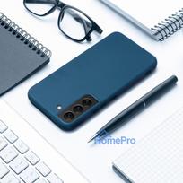 samsung galaxy - OEM Silikoninis Dėklas Samsung Galaxy S24 FE Mėlyna (Blue) - 6 nuotrauka
