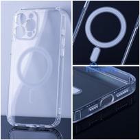 s24 ultra telefonas - OEM Clear Mag Cover MagSafe dėklas Samsung Galaxy S24 Ultra skaidrus (Transparent) - 4 nuotrauka