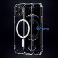 s24 ultra telefonas - OEM Clear Mag Cover MagSafe dėklas Samsung Galaxy S24 Ultra skaidrus (Transparent) - 6 nuotrauka
