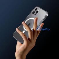 s24 ultra telefonas - OEM Clear Mag Cover MagSafe dėklas Samsung Galaxy S24 Ultra skaidrus (Transparent) - 9 nuotrauka
