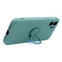 telefonas samsung galaxy a54 5g - Forcell Silicone Ring dėklas skirtas Samsung Galaxy A54 5G žalias (Green) - 7 nuotrauka