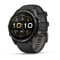 pebble laikrodis - Garmin Fenix 9 Pro 47mm Carbon Gray DLC Titanium Black/Pebble Grey (pilkas) - 4 nuotrauka
