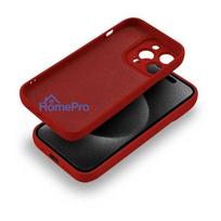 deklai iphone 14 silicone - Fusion Accessories "Softy Case iPhone 14" Red - 3 nuotrauka