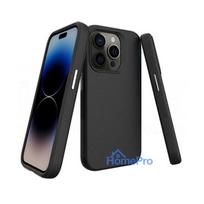 senukai iphone - Vmax "Triangle Case iPhone 16 Plus" Black - 6 nuotrauka