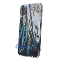 samsung galaxy a35 5g - Fusion Accessories "Gold Glam Case Galaxy A35 5G" Feathers - 2 nuotrauka