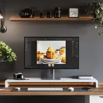 4k 32 inch ips monitorius - ALOGIC Clarity Pro Max 32" UHD 4K, Juodas (Black) - 7 nuotrauka