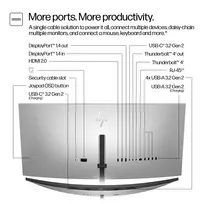 monitorius 7 coliu - HP S7 Pro 734pm 34", WQHD, lenktas (Curved) - 4 nuotrauka