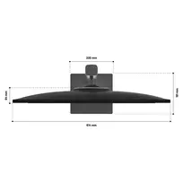 2560x1440 ips 27 monitoriai - JAPANNEXT JN-I270WQHD300F-HSP 27", WQHD, IPS, pilkas (grey) - 3 nuotrauka