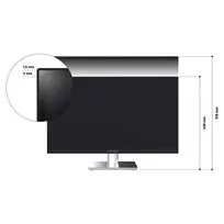 2560x1440 ips 27 monitoriai - JAPANNEXT JN-I270WQHD300F-HSP 27", WQHD, IPS, pilkas (grey) - 4 nuotrauka