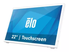 baltas monitorius - Elo Touch Solutions ET2270L-2UWA-1-WH-G 22" LCD, FHD, PCAP, 10-touch, baltas - 4 nuotrauka
