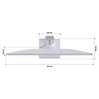 2560x1440 ips 27 monitoriai - JAPANNEXT JN-IPS270WQHD75F-C65W-HSP-W 27", IPS, WQHD, 75Hz, baltas (white) - 6 nuotrauka