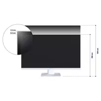 2560x1440 ips 27 monitoriai - JAPANNEXT JN-IPS270WQHD75F-C65W-HSP-W 27", IPS, WQHD, 75Hz, baltas (white) - 7 nuotrauka