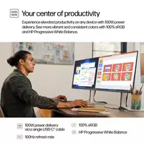 qhd monitorius - HP Series 5 Pro 527pu 27", QHD, USB-C - 4 nuotrauka