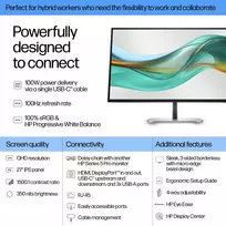 qhd monitorius - HP Series 5 Pro 527pu 27", QHD, USB-C - 8 nuotrauka