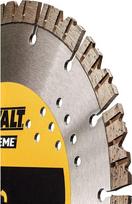 deimantiniai diskai 230 - Deimantinis pjovimo diskas DeWalt DT40260-QZ; 230x22,23x3 mm - 4 nuotrauka