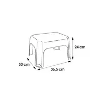stepper - Keeeper Tim 36,5x30x24cm Sidabrinis (Silver) - 2 nuotrauka
