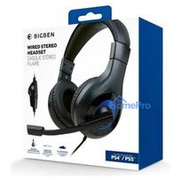 ps4 ausines - Nacon BigBen V1 Juodas (Black) - 4 nuotrauka