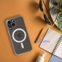 iphone 11 pro max - FROST MAG COVER dėklas su kameros apsauga, suderinamas su MagSafe, skirtas iPhone 11 Pro Max Skaidrus (Transparent) - 8 nuotrauka