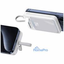 belaidis power bank - USAMS XM Series CD219, 10000mAh, Magnetic Wireless, mėlynas (blue) - 5 nuotrauka