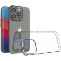 deklai iphone 14 silicone - Fusion Accessories "Ultra Back Case 1 mm iPhone 14 Pro" Transparent - 2 nuotrauka