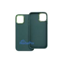 iphone 15 deklas silicone - Fusion Accessories "Frame Case iPhone 15" Green - 2 nuotrauka