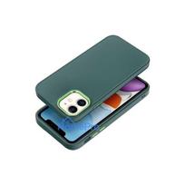 iphone 15 deklas silicone - Fusion Accessories "Frame Case iPhone 15" Green - 3 nuotrauka