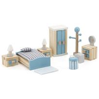 medinis leliu namelis - Viga Toys PolarB Lėlių namelio miegamojo baldų rinkinys - 3 nuotrauka