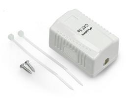 rj45 jungtis - Lanberg FTP Data Box 1 Port Shielded - 2 nuotrauka